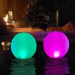 Boule lumineuse en plein air, boule lumineuse avec télécommande pour pelouse, fête de mariage, avec télécomman ... Boule lumineuse en plein air, boule lumineuse avec télécommande pour pelouse, fête de mariage, avec télécomman ...