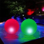 Boule lumineuse a led avec télécommande, 13 couleurs, jouet pour piscine, accessoires de fête Boule lumineuse a led avec télécommande, 13 couleurs, jouet pour piscine, accessoires de fête