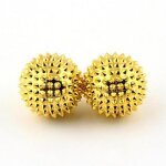 Boule de massage magntique anti - stress abs, 2 pices, thrapie par acupression, aiguille de massage ...