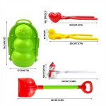 Fabricant de boules de neige, jouets d'hiver amusants, jouets de plage pour enfants, moules de boules ...