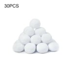 Boules de neige de no�l d'int�rieur en peluche, 30 pi�ces, 7cm, ornement doux et r�aliste, h3j4