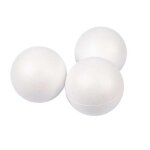 Boules en polystyrne, 10 cm, 5 pice