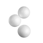 Boules en polystyrne, 6 cm, polystyrne, 5 pice