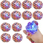 Boule de raisin lumineuse de 6. 5cm, jouet de décompression, pressé a la main, couleur, led, 12 pièces ... Boule de raisin lumineuse de 6. 5cm, jouet de décompression, pressé a la main, couleur, led, 12 pièces ...