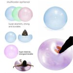 Boule de soufflage souple pour enfants, 1 pi�ce, 5 couleurs, boule a bulles transparente pour l'ext�rieur, ...