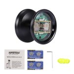 Boule de yoyo professionnelle en alliage d'aluminium, avec lumire led, ne rpond pas, chane de dissolvant ...