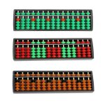 Boulier a 15 chiffres, colonne de perles soroban, outil d'apprentissage pour enfants, maths, affaires, ...