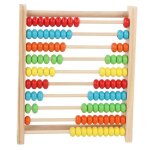 Boulier en bois avec 100 perles pour compter, jouet educatif pour l'apprentissage des maths en age préscolaire ... Boulier en bois avec 100 perles pour compter, jouet educatif pour l'apprentissage des maths en age préscolaire ...