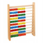 Boulier en bois, jouet educatif classique pour enfants d'ge prscolaire