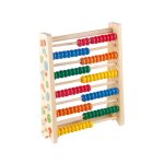 Boulier en bois montessori, jouet d'apprentissage pr�coce des maths pour enfants, mini jouet educatif ...