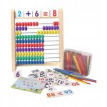 Boulier pour enfants, aide pédagogique pour l'apprentissage des mathématiques, jouet educatif pour le ... Boulier pour enfants, aide pédagogique pour l'apprentissage des mathématiques, jouet educatif pour le ...