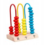 Boulier a perles pour compter les mathématiques, cadre de boulier en bois, coordination ?il - main 3 ... Boulier a perles pour compter les mathématiques, cadre de boulier en bois, coordination ?il - main 3 ...