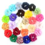 Bouquet de fleurs bricolage pour filles 10 pices, dcorations de fleurs en mousseline, sans clips de ...
