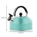 Bouteille de camping sifflante durable en acier inoxydable 3l, bouilloire lgre pour les voyages de ...