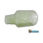 Bouteille dco en verre superfish vert