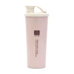 Bouteille d'eau avec bouche en paille de bl�, monocouche, pour la maison, le bureau, la voiture, l'�cole ...