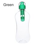 Bouteille d'eau en carbone avec grand filtre portable 550ml, pour hydratation en plein air, avec boucle ... Bouteille d'eau en carbone avec grand filtre portable 550ml, pour hydratation en plein air, avec boucle ...