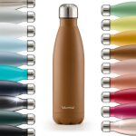 Bouteille isotherme charles - gourde 1l - gourde inox 1l sans bpa froid&chaud - thermos isotherme en ...
