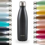 Bouteille isotherme charles - gourde 1l - gourde inox 1l sans bpa froid&chaud - thermos isotherme en ...
