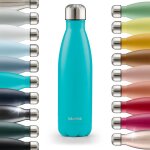 Bouteille isotherme charles - gourde 1l - gourde inox 1l sans bpa froid&chaud - thermos isotherme en ...