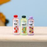 Bouteilles de jus de fruits et boissons miniatures 1:12 pour maison de poup�e, mod�le pour maison de ...