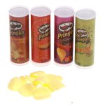 Bouteilles miniatures de pommes de terre et de chips pour maison de poup�e, nouvel autocollant de cuisine, ...