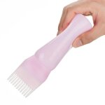 Bouteille de teinture capillaire en plastique, rechargeable, shampoing, peigne a huile, applicateur, ...