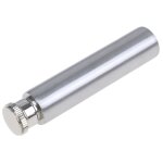 Bouteilles tubulaires a fond rond de 1oz, pot a vin poli, bouteille de vin, de whisky, portable