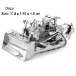 Bouteur - puzzle 3d en métal pour enfants, modèle d'assemblage, camion a benne, bulldozer, pelle, cadre, ... Bouteur - puzzle 3d en métal pour enfants, modèle d'assemblage, camion a benne, bulldozer, pelle, cadre, ...