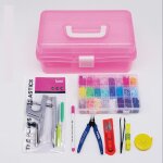 Bouton - pression t5 en rsine plastique colore, vtements pour enfants, bavoir pour bb, outil d'installati ...