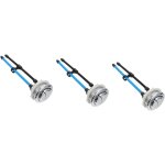 Bouton de réservoir de toilette double 3 pièces avec tiges accessoire pratique pour réservoir d'eau de ... Bouton de réservoir de toilette double 3 pièces avec tiges accessoire pratique pour réservoir d'eau de ...