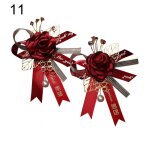 Boutonnires de mariage traditionnelles chinoises, 2 pices / ensemble, jolie fabrication exquise, corsage ...