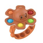Bracelet anti - stress en gel de silice, kawaii, anti - stress, pieuvre, jouet pour enfants