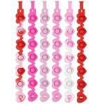 Bracelet anti - stress en silicone, 6 pices, jouets pour les coeurs, les balles, les mains, les doigts ...