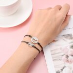 Bracelet a breloques assorti pour chevaux, bracelet de souhaits pour maman et moi, cadeau de noël ou ... Bracelet a breloques assorti pour chevaux, bracelet de souhaits pour maman et moi, cadeau de noël ou ...