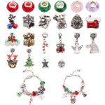 Bracelets a breloques avec calendrier de l'avent de noël, bricolage, compte a rebours de 24 jours, coffret ... Bracelets a breloques avec calendrier de l'avent de noël, bricolage, compte a rebours de 24 jours, coffret ...