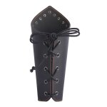 Bracelet de chevalier punk a lacets, manchette a bras large, garde poignet, costume, cadeau