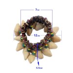 Bracelet de coquille de noix fait a la main, cloche pour djembe, tambour africain, conga, accessoires ...