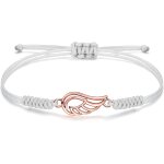 Bracelet corde pour femme, chane tresse a la main avec breloque en zircone cubique, cadeau d'anniversaire ...