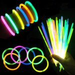 Bracelets lumineux multicolores, 100 pièces / lot, pour fête, danse chaude, décoration de noël, accessoire, ... Bracelets lumineux multicolores, 100 pièces / lot, pour fête, danse chaude, décoration de noël, accessoire, ...