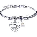 Bracelet maman mere, cadeau fete des meres, bracelet femme, cadeau d'anniversaire pour maman, cadeau ... Bracelet maman mere, cadeau fete des meres, bracelet femme, cadeau d'anniversaire pour maman, cadeau ...