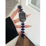 Bracelet en mtal poxy gomtrique rubik's cube pour apple watch iwatch 98e gnration 765432 - noir ...