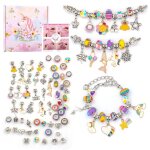 Bracelet de perles de cristal color�es eblouissantes bricolage bijoux pour enfants bo�te - cadeau mignonne ...