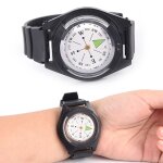 Bracelet de rechange tactique, boussole de poignet militaire, camping en plein air, accessoires de survie ...