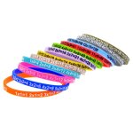 Bracelets en silicone souple pour enfants, 12 pices / ensemble, tables de multiplication, apprentissage ...