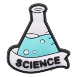 Breloques de chaussures en pvc pour enfants, equipement de laboratoire scientifique, dcorations de bricolage, ...