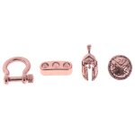 Breloques en m�tal pour paracorde, 2 / 3 / 4 pi�ces, perles, accessoires de bricolage, boucle pendentif ...