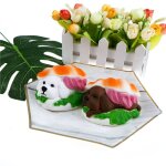 Breloques parfum�es en forme de mouton, frites, beignet, lapin, cr�me douce, pain, jouet pour enfants, ...