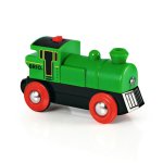 Bri train locomotive a pile bi - directionnelle verte Bri train locomotive a pile bi - directionnelle verte
