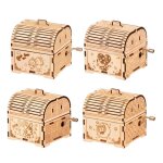 Bricolage manivelle boîte à musique modèle 3d en bois puzzle jouet auto - assemblage bois artisanat kit ... Bricolage manivelle boîte à musique modèle 3d en bois puzzle jouet auto - assemblage bois artisanat kit ...